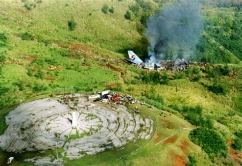 korean airline crash|Korean Air Flight 801 Crash Memorial in GUAM .
